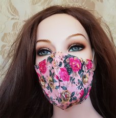 Face masks flowery